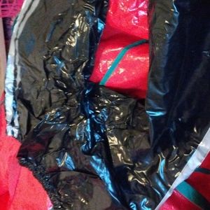Plastic sweat pants for sweating